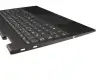 5CB0U43800 teclado incl. topcase original Lenovo DE (alemán) gris/canaso con retroiluminacion