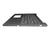 5CB0W43586 teclado incl. topcase original Lenovo DE (alemán) gris/canaso con retroiluminacion