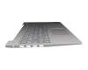 5CB0W44352 teclado incl. topcase original Lenovo DE (alemán) gris/plateado