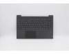 Lenovo 5CB0X56143 C-Cover with keyboard, Belgian, Platinum Grey, Backlight, Fingerprint, UK