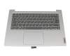 5CB0X56597 teclado incl. topcase original Lenovo DE (alemán) gris/plateado