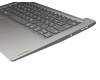 5CB0X56597 teclado incl. topcase original Lenovo DE (alemán) gris/plateado