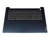 5CB0X56818 teclado incl. topcase original Lenovo DE (alemán) gris/azul (Fingerprint)