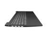 5CB0X57459 teclado incl. topcase original Lenovo DE (alemán) gris/canaso