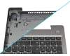 5CB0X57489 teclado incl. topcase original Lenovo DE (alemán) gris/plateado