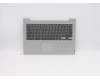 Lenovo 5CB0Z27781 C-Abdeckung mit Tastatur, Belgisch, Platingrau, Ohne Hintergrundbeleuchtung, GB
