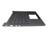 5CB0Z32117 teclado incl. topcase original Lenovo ND (nórdico) gris/canaso con retroiluminacion