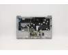 Lenovo 5CB1A13719 C-Cover with keyboard, Hebrew, Silver, Backlight, Fingerprint