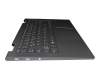 5CB1A14282 teclado incl. topcase original Lenovo DE (alemán) gris/canaso con retroiluminacion