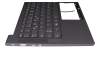 5CB1B05291 teclado incl. topcase original Lenovo DE (alemán) gris/canaso con retroiluminacion