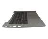 5CB1B32916 teclado incl. topcase original Lenovo US (Inglés) gris/canaso con retroiluminacion