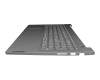 5CB1B35072 teclado incl. topcase original Lenovo DE (alemán) gris oscuro/canaso