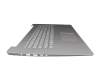 5CB1B97470 teclado incl. topcase original Lenovo DE (alemán) gris/canaso