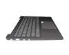 5CB1C04901 teclado incl. topcase original Lenovo DE (alemán) gris/canaso con retroiluminacion