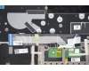 Lenovo 5CB1C13221 C-Cover with keyboard, French, Black, Backlight, Fingerprint