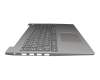 5CB1C15126 teclado incl. topcase original Lenovo DE (alemán) gris/plateado