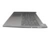 5CB1C15126 teclado incl. topcase original Lenovo DE (alemán) gris/plateado