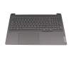 5CB1C75007 teclado incl. topcase original Lenovo DE (alemán) antracita/antracita con retroiluminacion (DC/In: USB-C)