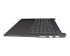 5CB1C75007 teclado incl. topcase original Lenovo DE (alemán) antracita/antracita con retroiluminacion (DC/In: USB-C)