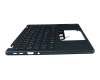 5CB1H24591 teclado incl. topcase original Lenovo DE (alemán) azul/azul con retroiluminacion