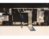 Lenovo 5CB1H68486 C-Cover with keyboard,Belgian,Storm Grey,White Backlight