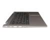 5CB1J10024 teclado incl. topcase original Lenovo DE (alemán) negro/canaso con retroiluminacion