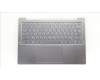 Lenovo 5CB1J76027 C-Cover with keyboard,French Arabic,Storm Grey