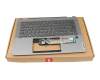 5CB1K20798 teclado incl. topcase original Lenovo DE (alemán) gris oscuro/canaso con retroiluminacion