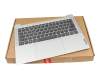 5CB1L10854 teclado incl. topcase original Lenovo DE (alemán) negro/plateado con retroiluminacion