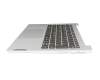 5CB1L10909 teclado incl. topcase original Lenovo UK (Inglés) negro/plateado