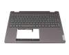 5CB1L31845 teclado incl. topcase original Lenovo DE (alemán) gris/canaso con retroiluminacion