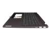 5CB1L31845 teclado incl. topcase original Lenovo DE (alemán) gris/canaso con retroiluminacion