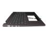 5CB1L31845 teclado incl. topcase original Lenovo DE (alemán) gris/canaso con retroiluminacion