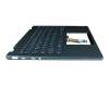 5CB1L48326 teclado incl. topcase original Lenovo DE (alemán) verde oscuro/verde oscuro con retroiluminacion