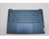 Lenovo 5CB1L50342 C-Abdeckung mit Tastatur, Skandinavien, Aquamarinblau, Ohne Puresight-Logo