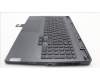 Lenovo 5CB1M51002 C-Abdeckung mit Tastatur, Englisch (GB), Grau, RGB Hintergrundbel
