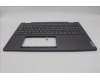Lenovo 5CB1N95140 C-Cover with keyboard, Nordic, Storm Grey, FingerPrint, UK
