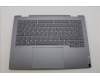 Lenovo 5CB1P00577 C-Cover with keyboard, German, Luna Grey, Backlight, UK