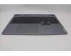 Lenovo 5CB1P55605 C-Cover with keyboard, Hungarian, Luna Grey, RGB Backlight, UK