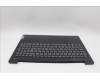 Lenovo 5CB1P71928 C-Cover with keyboard, Hungarian, Black, Fingerprint, UK