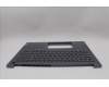 Lenovo 5CB1P85703 C-Cover with keyboard, German, Luna Grey, FingerPrint, UK