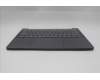 Lenovo 5CB1R26694 C-Cover with keyboard, Czech Slovakian, Luna Grey, Backlight, UK