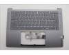 Lenovo 5CB1R71132 C-Cover with keyboard, Nordic, Luna Grey, UK