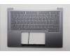 Lenovo 5CB1R71165 C-Cover with keyboard, French, Luna Grey, US