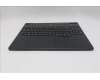 Lenovo 5CB1S76654 C-Cover with keyboard, US English Euro, Eclipse Black, White Backlight, Painting, US