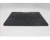 Lenovo 5CB1S80257 C-Cover with keyboard, Ukraine, Eclipse Black, RGB Backlight, US
