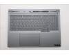 Lenovo 5CB1S82753 C-Cover with keyboard, Ukraine, Luna Grey, Non_FingerPrint