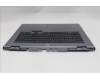 Lenovo 5CB1S90413 C-Cover with keyboard, Russian, Luna Grey, RGB Backlight