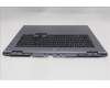 Lenovo 5CB1S90433 C-Cover with keyboard, Bulgarian, Luna Grey, RGB Backlight, UK