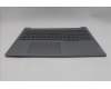 Lenovo 5CB1T66187 C-Cover with keyboard, Nordic, Arctic Grey, Backlight, UK